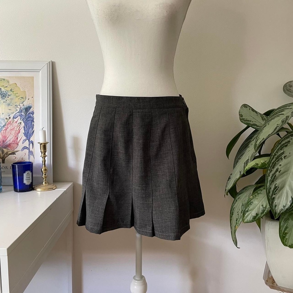 Vintage y2k Pleated Mini Skirt Womens Sz 12 Preppy Witchy Academiacore